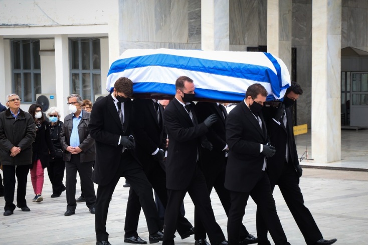 Κηδεία Μανώλη Γλέζου