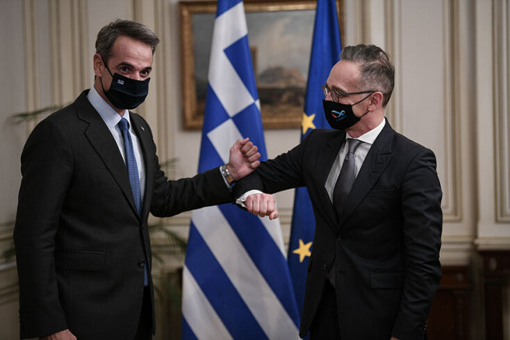 Κυριάκος Μητσοτάκης και Χάικο Μάας συναντήθηκαν στο Μέγαρο Μαξίμου - Ο Γερμανός ΥΠΕΞ εξέφρασε τη στήριξή του στην Ελλάδα μετά τη νέα πρόκληση από την Τουρκία με το Oruc Reis