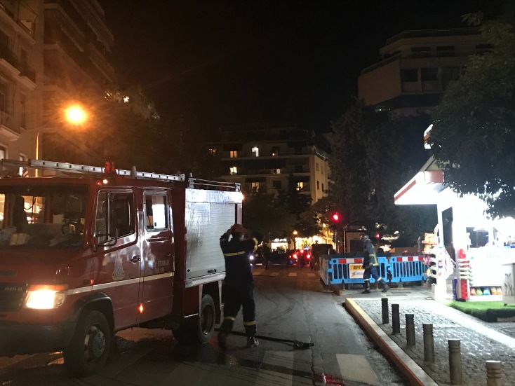 Έκρηξη στην πλατεία Κολωνακίου 