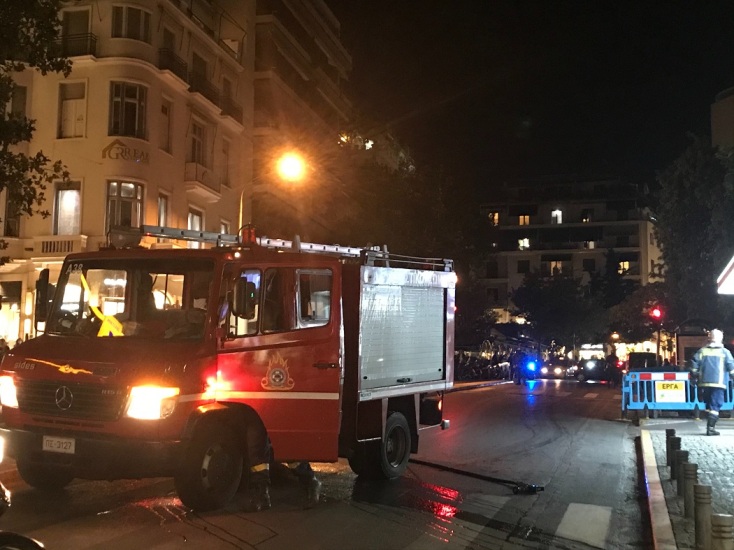 Έκρηξη στην πλατεία Κολωνακίου 