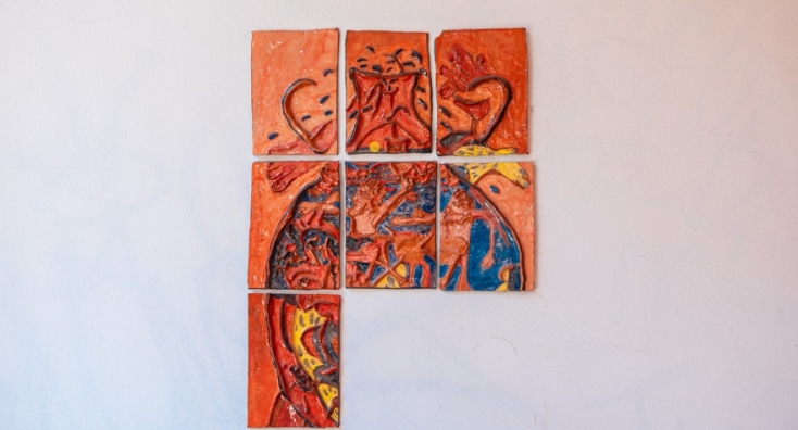 Kooko-Κωνσταντίνα Λαζαρίδου, κεραμικό στα Εξάρχεια