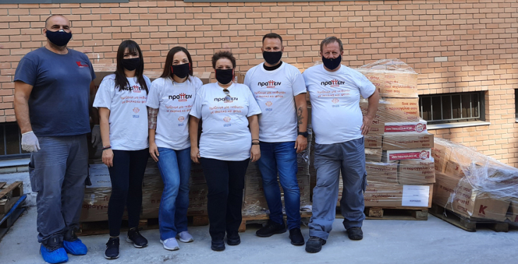 Για 8η συνεχόμενη χρονιά, οι εθελοντές της Κωτσόβολος συγκέντρωσαν πάνω από μισό τόνο πράγματα και τα παρέδωσαν στην «Κιβωτού του Κόσμου».