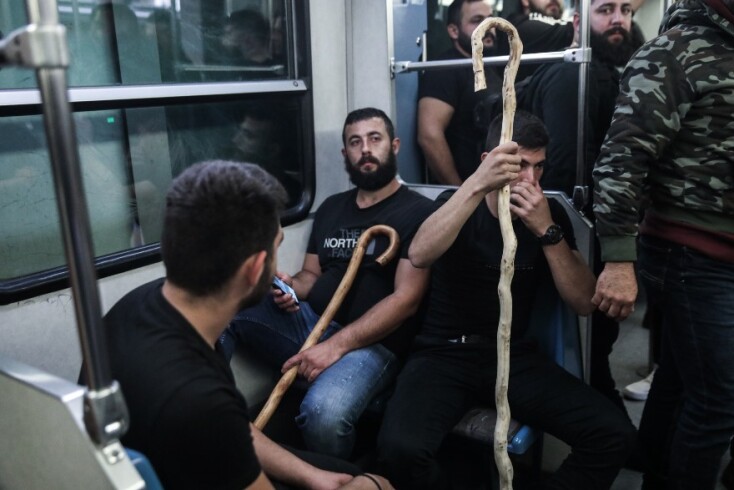 Κρητικοί αγρότες έφτασαν στον Πειραιά 