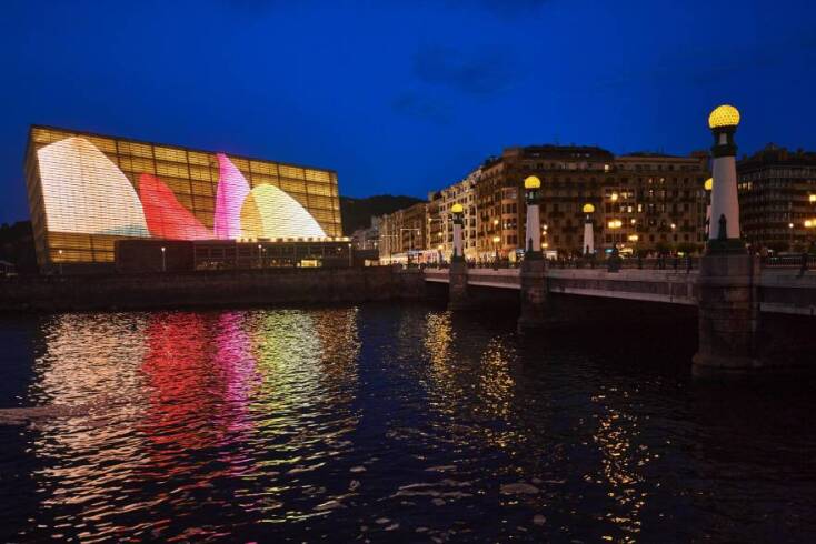 Το Kursaal Palace στην Ισπανία, όπου διεξάγεται το κινηματογραφικό φεστιβάλ του Σαν Σεμπάστια