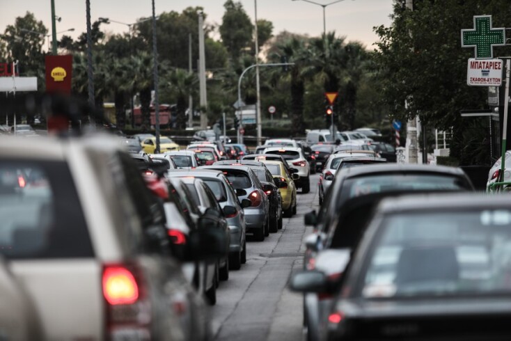 Κυκλοφοριακό «χάος» στους δρόμους της Αθήνας
