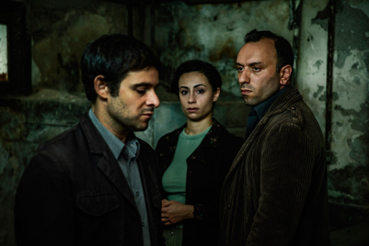 Α. Γκρίτσης, Α. Πατουλίδου, Χ. Κεχρής πρωταγωνιστούν στο «Λευκό ρόδο» της ΕΛΣ σε σκηνοθεσία Θέμελη Γλυνάτση © Α. Σιμόπουλος