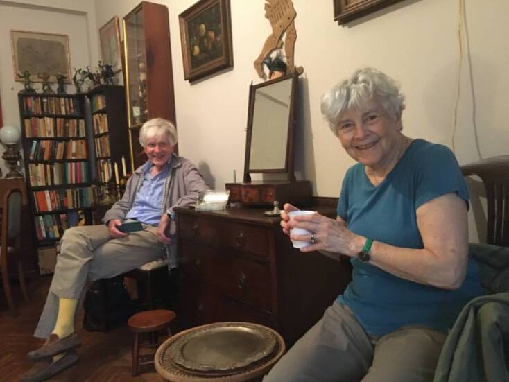 Liliane Lijn και Stephen Weiss 