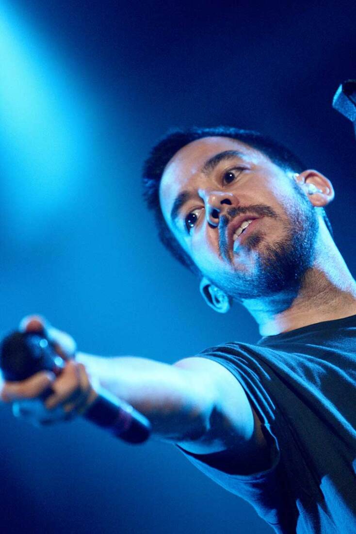 Στιγμιότυπο από τη συναυλία των Linkin Park στην Αθήνα 