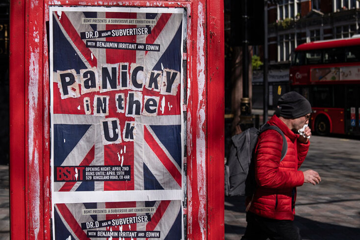 Εικόνες του Λονδίνου σε καραντίνα