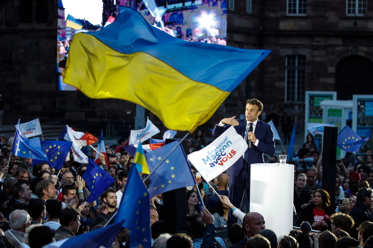 Μακρόν, περιοδεία, ομιλία