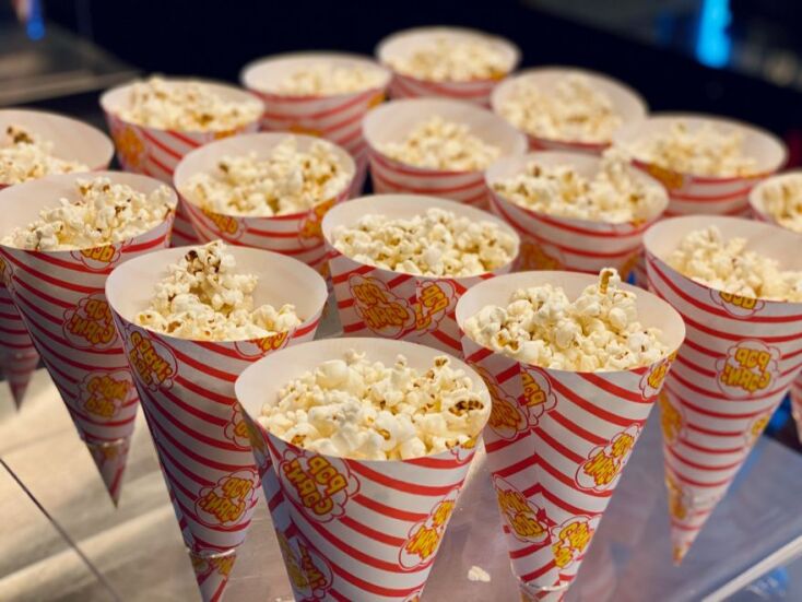 Ποπ κορν στο χωνάκι