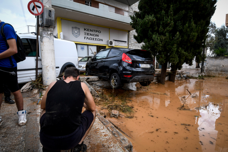 Νέα Πέραμος, θεομηνία