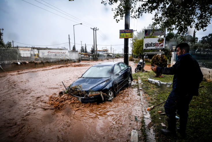 Μάνδρα, θεομηνία