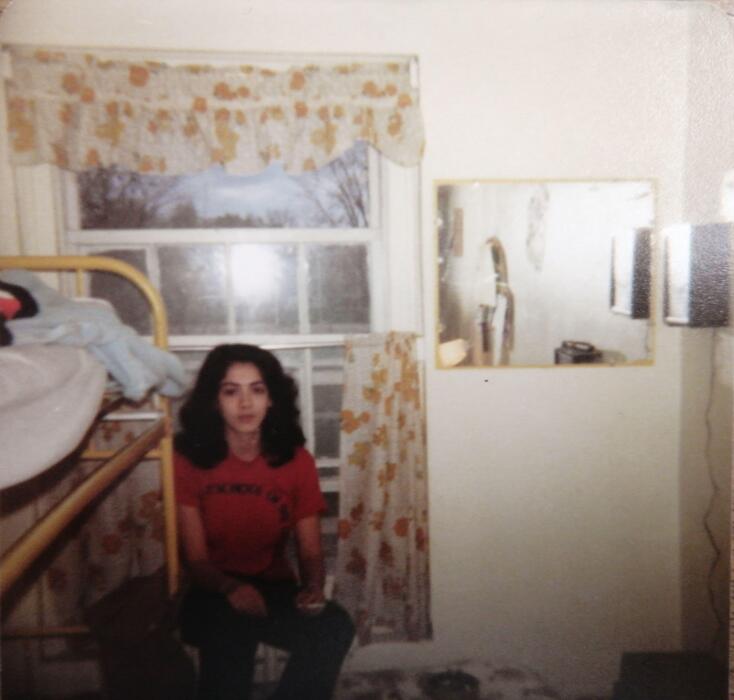 Η Μανίνα Ζουμπουλάκη στις ΗΠΑ, 1980