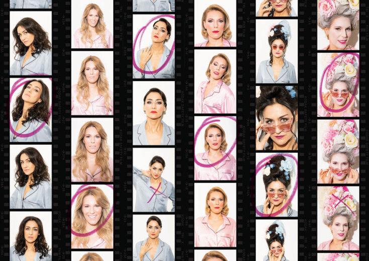 Μυρτώ Παπαθανασίου - Χριστίνα Πουλίτση © Ανδρέας Σιμόπουλος / Artwork Σελίν Τοκμακίδη