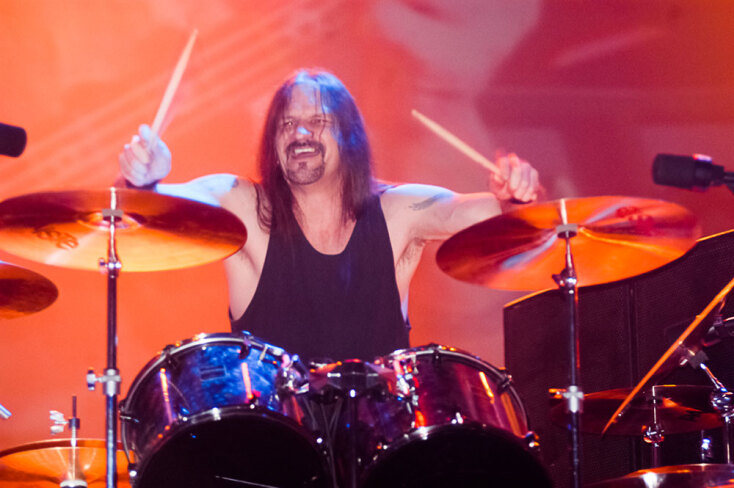 Στιγμιότυπο από τη συναυλία των Manowar στην Αθήνα το 2007