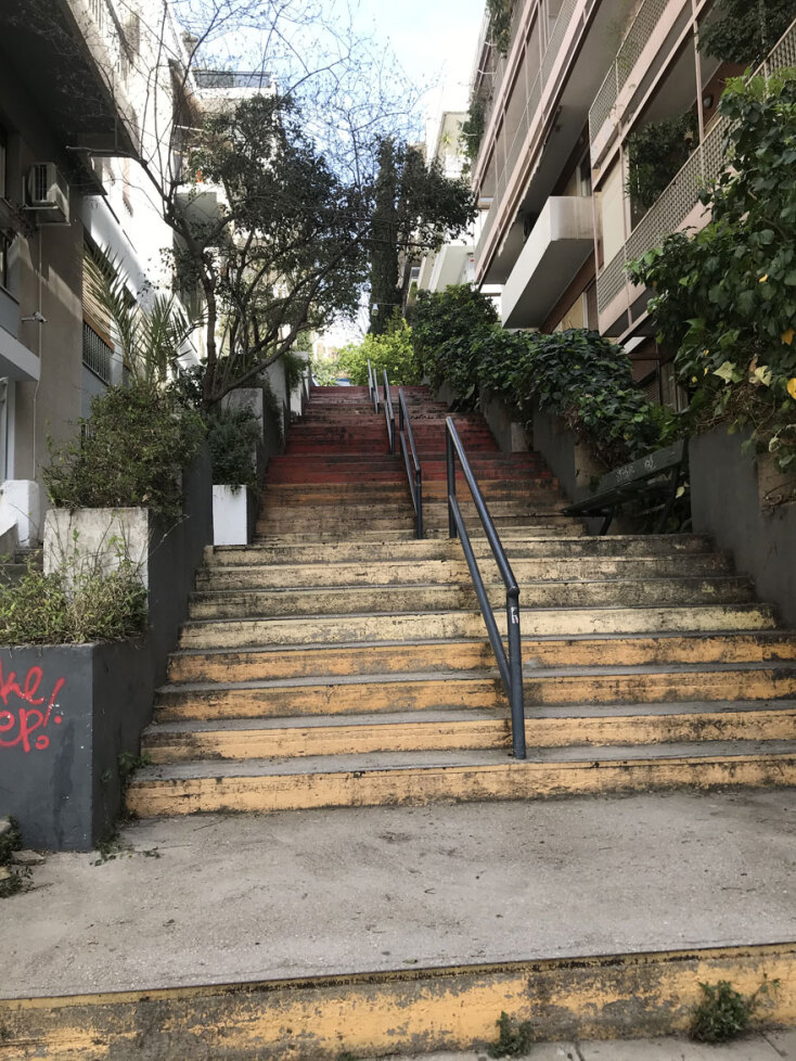 Η οδός Μαρασλή στο Κολωνάκι μετά 