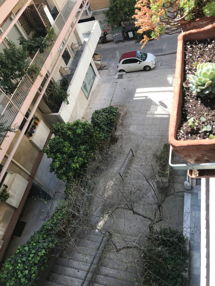 Η οδός Μαρασλή στο Κολωνάκι μετά 