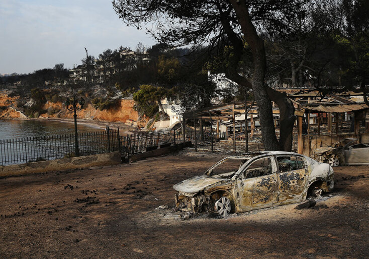 Πυρκαγιά στο Μάτι