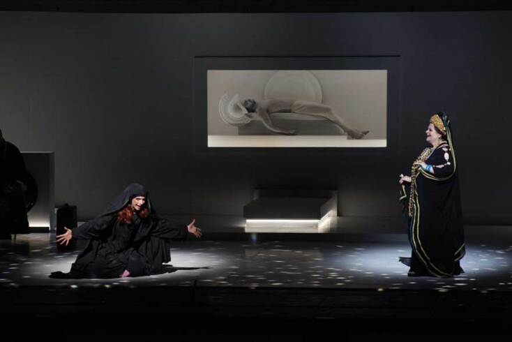 Νίκος Κυπουργός, Λένα Κιτσοπούλου, «Μήδεια» του Μποστ, Εθνική Λυρική Σκηνή, ΚΠΙΣΝ © Gerasimos Domenikos