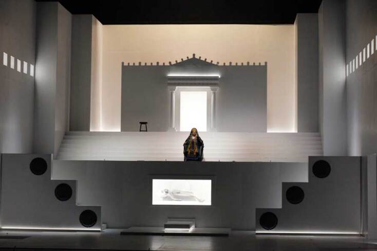 Νίκος Κυπουργός, Λένα Κιτσοπούλου, «Μήδεια» του Μποστ, Εθνική Λυρική Σκηνή, ΚΠΙΣΝ © Gerasimos Domenikos