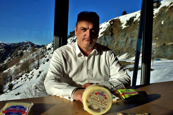 Ο τυροκόμος Σπύρος Καράλης