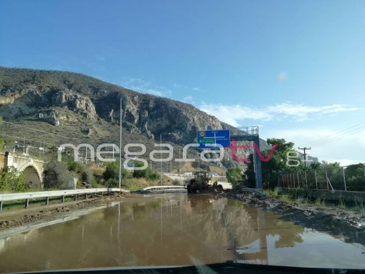 Έκλεισε η Νέα Εθνική Οδός Αθηνών - Κορίνθου στο ύψος της Κινέτας λόγω κακοκαιρίας