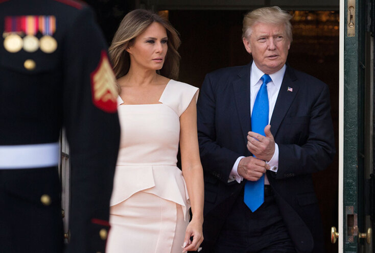 Μελάνια και Ντόναλντ Τραμπ