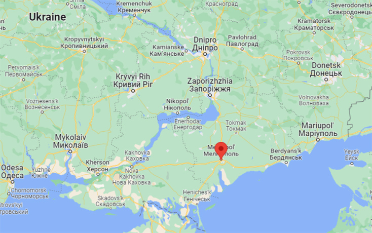 Η Μελιτόπολη νότια της Ουκρανίας