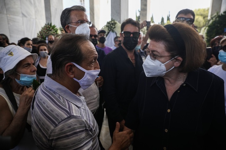 Η υπουργός Πολιτισμού, Λίνα Μενδώνη