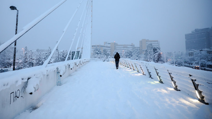 ΚΑΚΟΚΑΙΡΙΑ ΜΗΔΕΙΑ / ΧΙΟΝΟΠΤΩΣΗ ΣΤΗΝ ΛΕΩΦ. ΜΕΣΟΓΕΙΩΝ