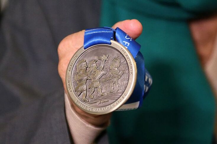 Το μετάλλιο του 37ου Αυθεντικού Μαραθωνίου της Αθήνας 2019