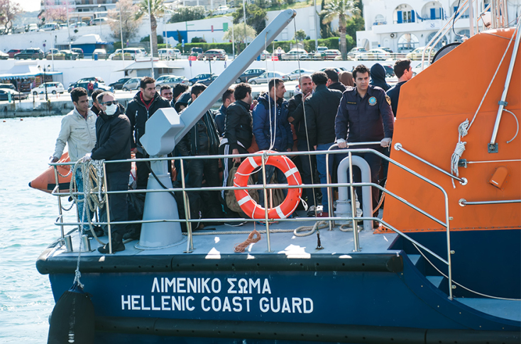 Διάσωση μεταναστών-προσφύγων από το Λιμενικό Σώμα