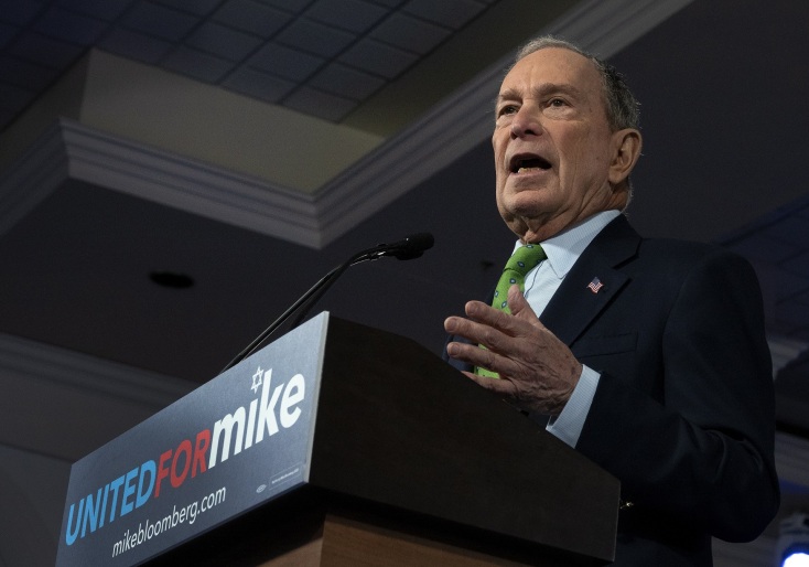 Μάικλ Μπλούμπεργκ, Εκλογές Δημοκρατικών, ΗΠΑ