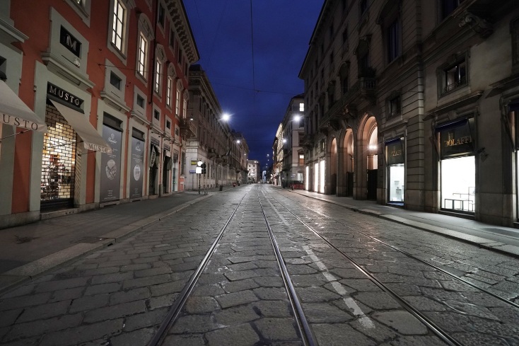 Μιλάνο-Κορωνοϊός-Καραντίνα 