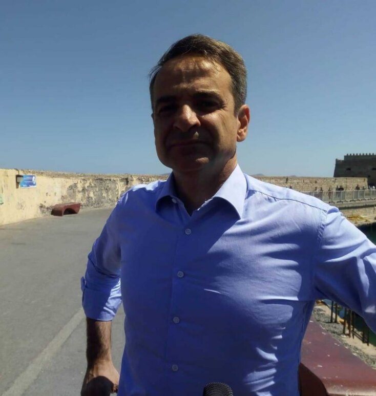 Στο Ηράκλειο ο Κυριάκος Μητσοτάκης 