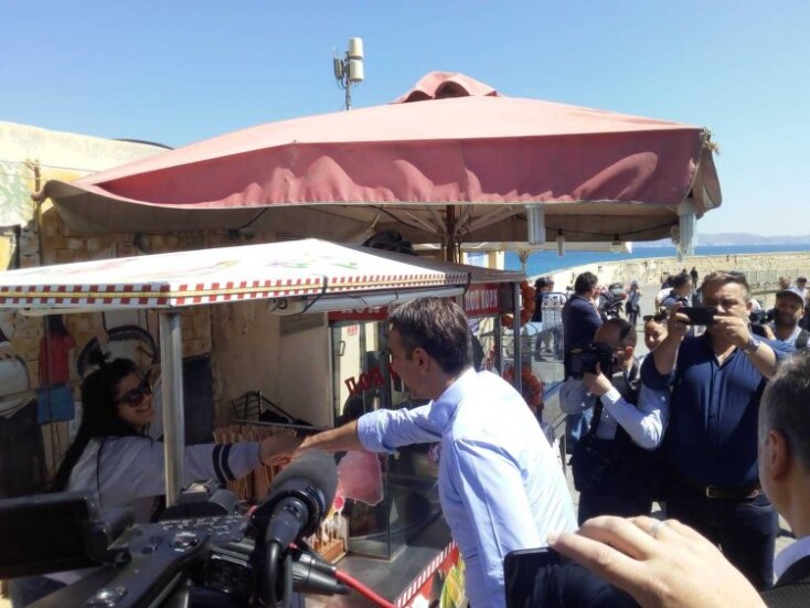 Στο Ηράκλειο ο Κυριάκος Μητσοτάκης 