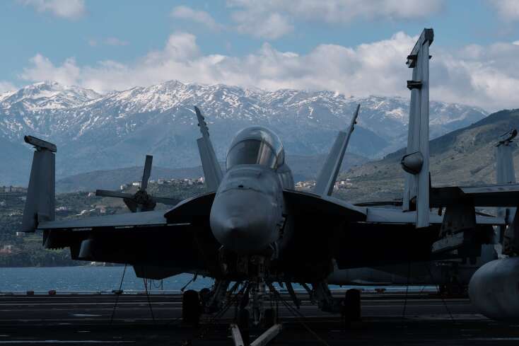 Στο αεροπλανοφόρο Eisenhower ο Κυριάκος Μητσοτάκης