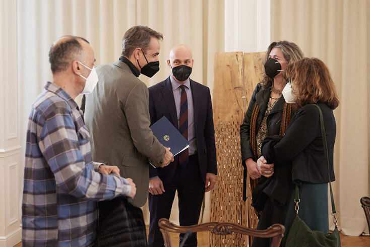 Κυριάκος Μητσοτάκης και Γιώργος Αμυράς σε συνάντηση εργασίας για τα παρθένα βουνά στην Ελλάδα και την προστασία τους