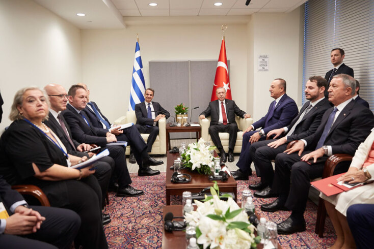 Συνάντηση Μητσοτάκη-Ερντογάν στη Νέα Υόρκη