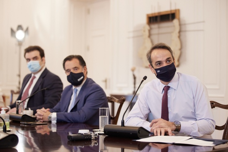 Κυριάκος Μητσοτάκης - Άδωνις Γεωργιάδης - Κυριάκος Πιερρακάκης