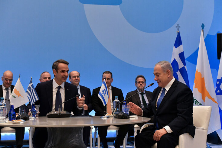 Τελετή υπογραφής της διακρατικής συμφωνίας για τον East Med μεταξύ Ελλάδας, Κύπρου και Ισραήλ