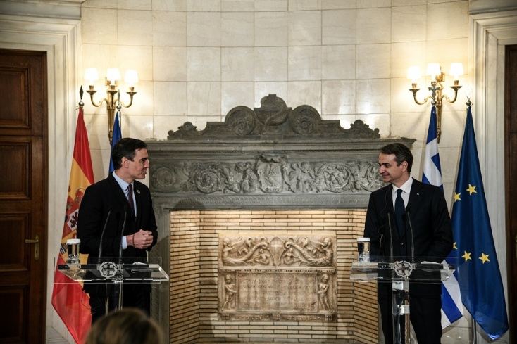 Κυριάκος Μητσοτάκης - Πέδρο Σάντσεθ