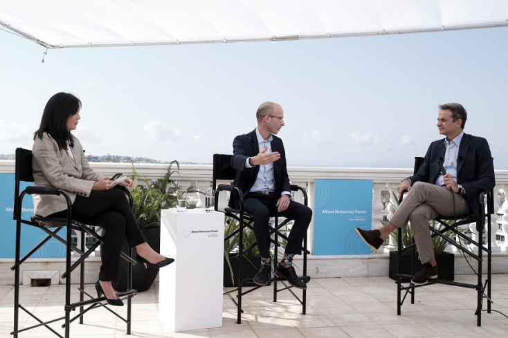 Yuval Noah Harari - Κυριάκος Μητσοτάκης - Liz Alderman