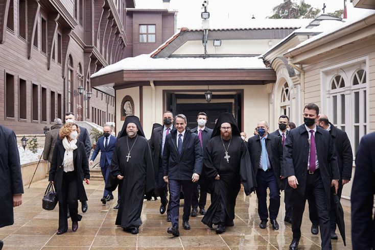 Στο Φανάρι ο Κυριάκος Μητσοτάκης