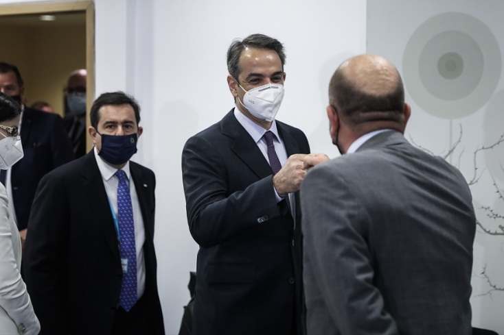 Επίσκεψη του πρωθυπουργού Κυριάκου Μητσοτάκη στο Υπουργείο Μετανάστευσης και Ασύλου