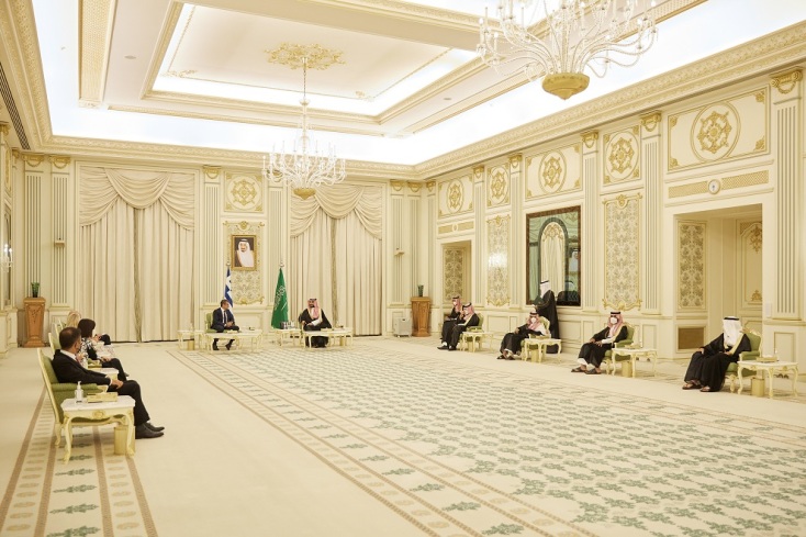 ΕΠΙΣΚΕΨΗ ΤΟΥ ΠΡΩΘΥΠΟΥΡΓΟΥ ΚΥΡΙΑΚΟΥ ΜΗΤΣΟΤΑΚΗ ΣΤΗ ΣΑΟΥΔΙΚΗ ΑΡΑΒΙΑ (2η ΜΕΡΑ) (ΔΗΜΗΤΡΗΣ ΠΑΠΑΜΗΤΣΟΣ/ΓΡΑΦΕΙΟ ΤΥΠΟΥ ΠΡΩΘΥΠΟΥΡΓΟΥ/EUROKINISSI)