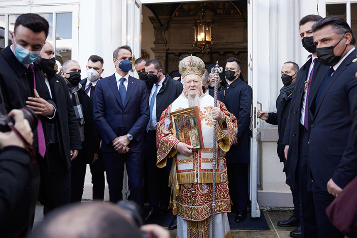 Στο Φανάρι ο Κυριάκος Μητσοτάκης