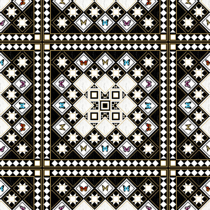 Στιγμιότυπο απ΄το animation που σχεδίασε η Ειρήνη Βιανέλλη για την καμπάνια της Mary Katrantzou