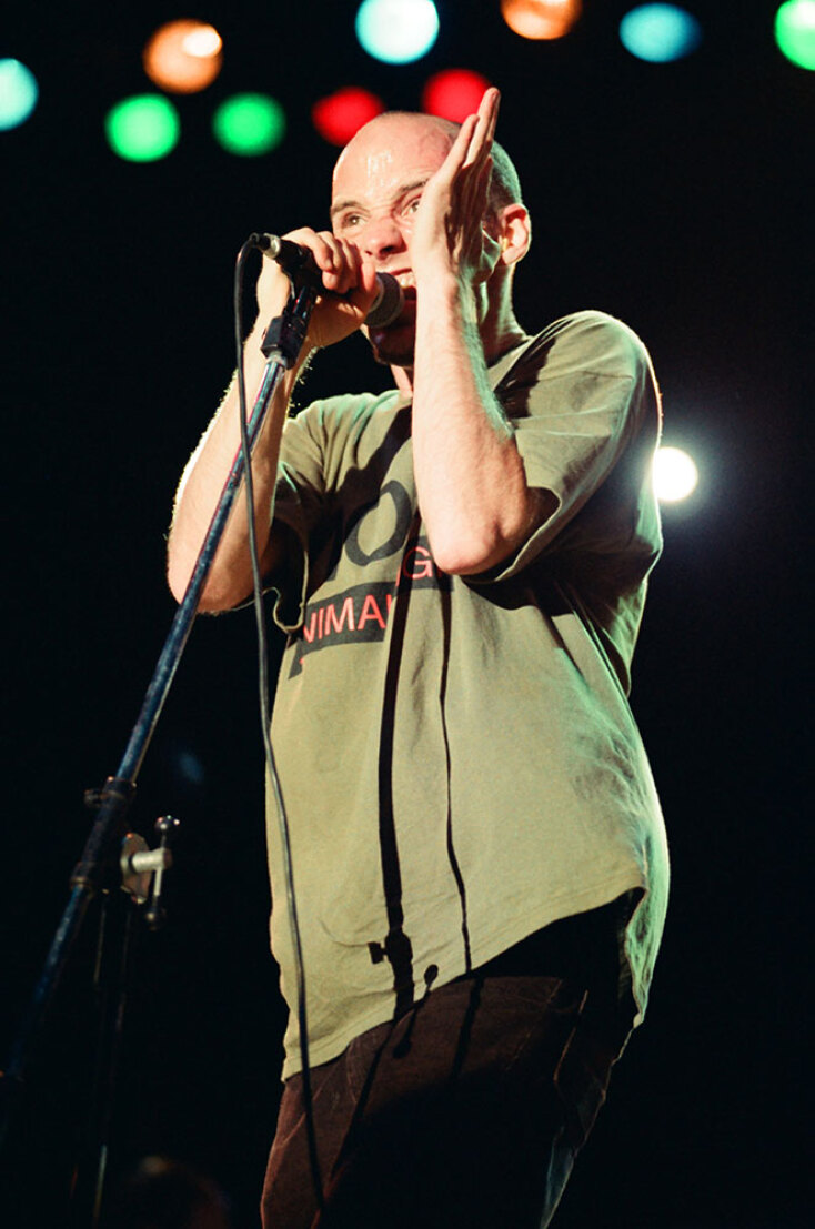 Στιγμιότυπο από τη συναυλία του Moby στην Αθήνα, 1996, Rock Of Gods Festival